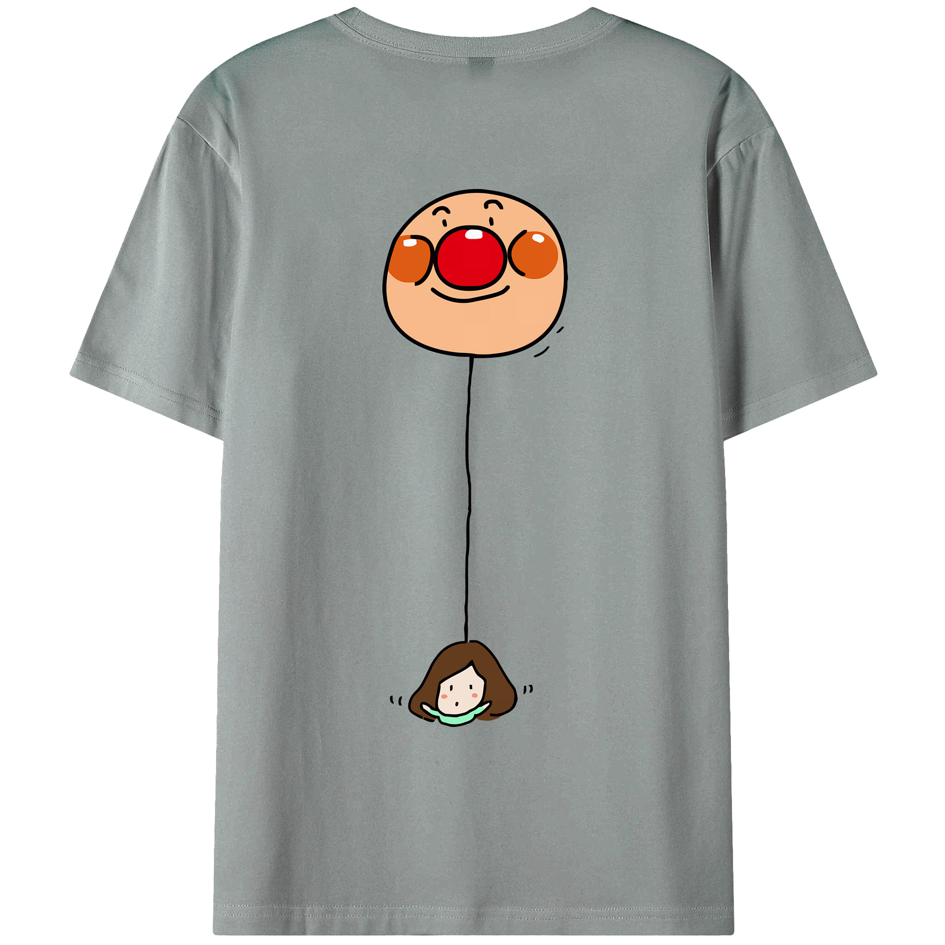 （画像用） アンパンマン Anpanman 綿100％ メンズ半袖Tシャツ（バックプリント） 通気性